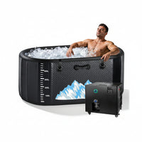 Cold Plunge Tub Built for Recovery Therapy, 248 Gallon Capacity, 1 HP Chiller System, WiFi Enabled Controls