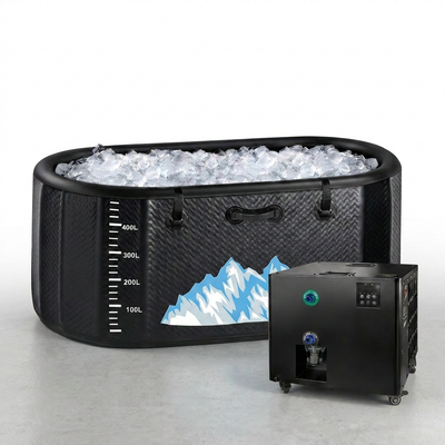 Cold Plunge Tub Built for Recovery Therapy, 248 Gallon Capacity, 1 HP Chiller System, WiFi Enabled Controls